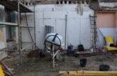 Travaux de la bibliothèque au mois d'octobre 2021