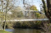 La passerelle dans les années 2020 avant sa démolition