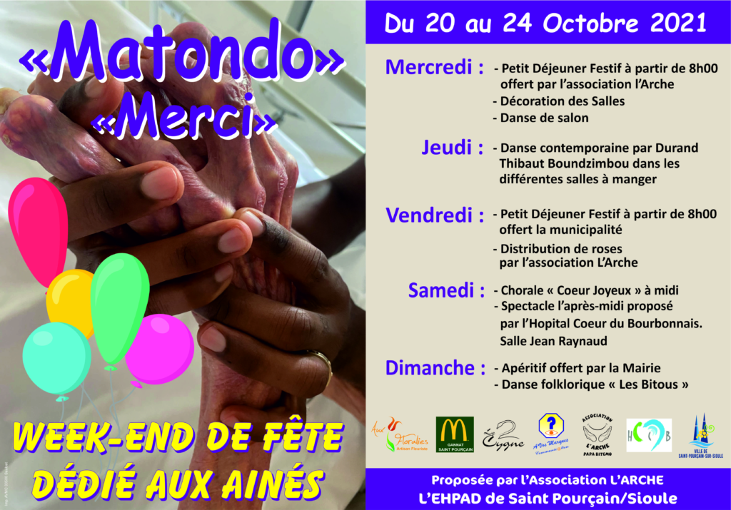 Programme de la fête Matondo