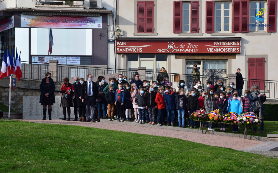 Conseil municipal des enfants le 11 novembre 2021
