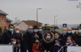 inauguration de la Route de Saulcet en présence du Préfet et du président du département