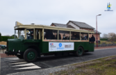 Bus Renault TN6 qui convoyait les invités lors de cette matinée d'inaugurations le samedi 18 décembre