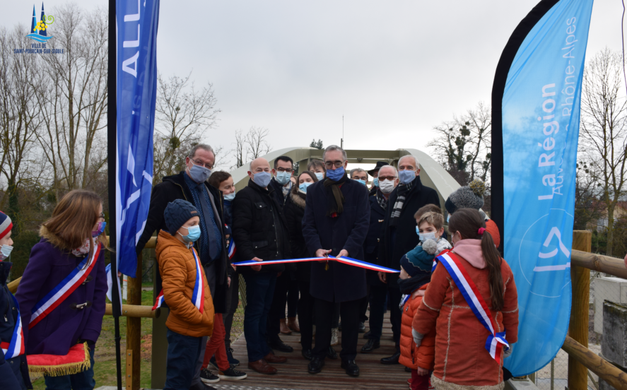 Inauguration de la passerelle