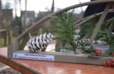 Passerelle miniature offerte aux partenaires par les Services Techniques de la ville