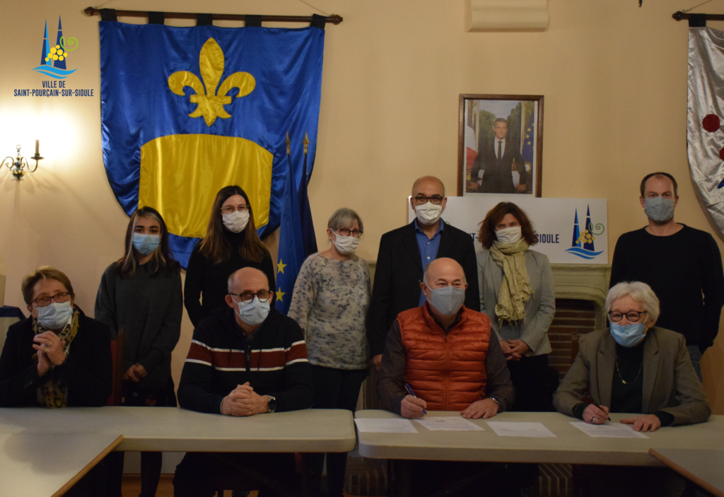 Signature de la convention en faveur de la jeunesse le 17 janvier 2022