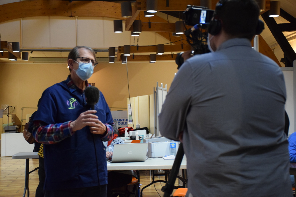 Bruno Bouvier un an centre de vaccination