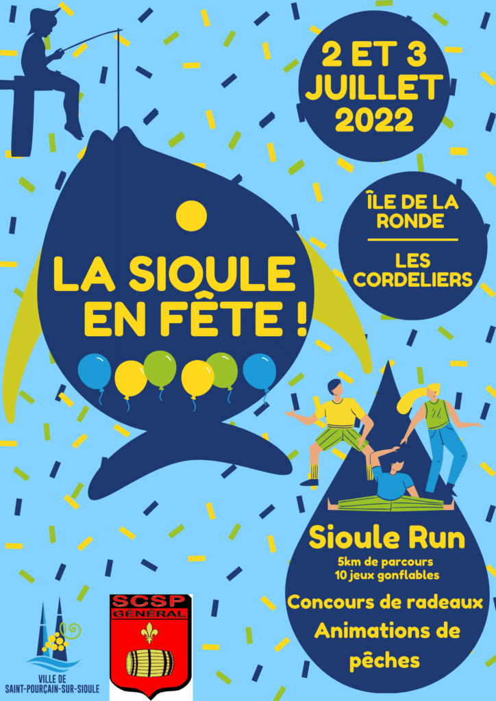 Affiche Sioule en Fête 2022