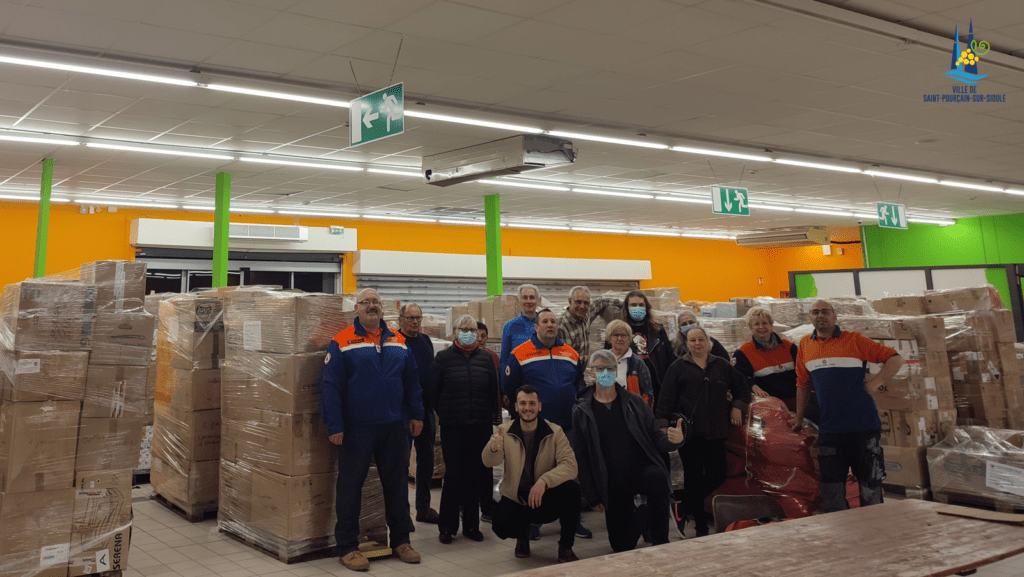 Dernier jour de collecte avec les bénévoles 