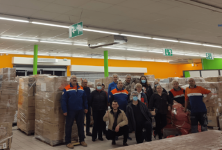 Dernier jour de collecte avec les bénévoles