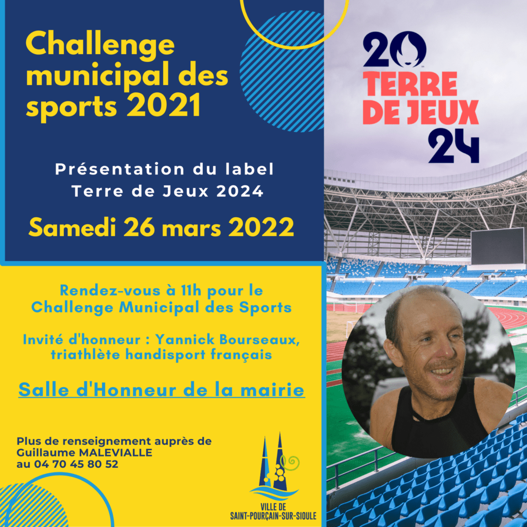 Affiche Challenge Municipal des Sports 2021