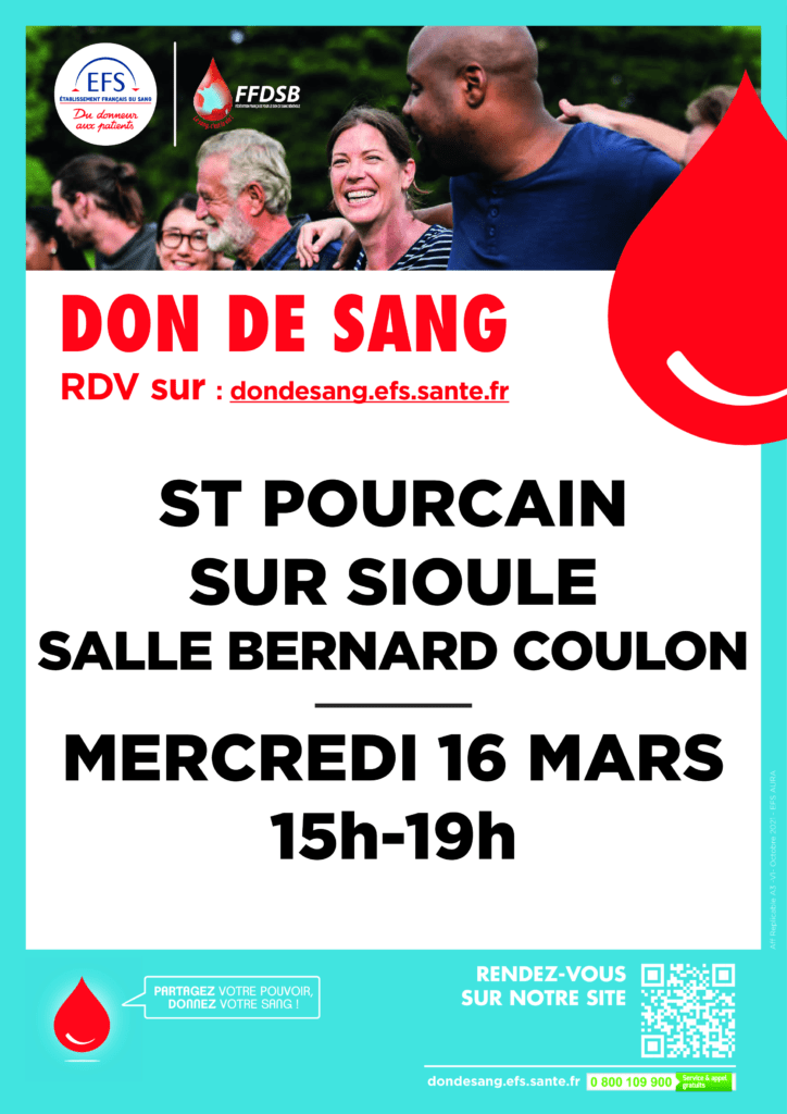 Affiche don du sang