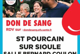 Affiche don du sang collecte du 2 mai