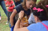 Atelier maquillage lors de la Sioule en Fête 2021