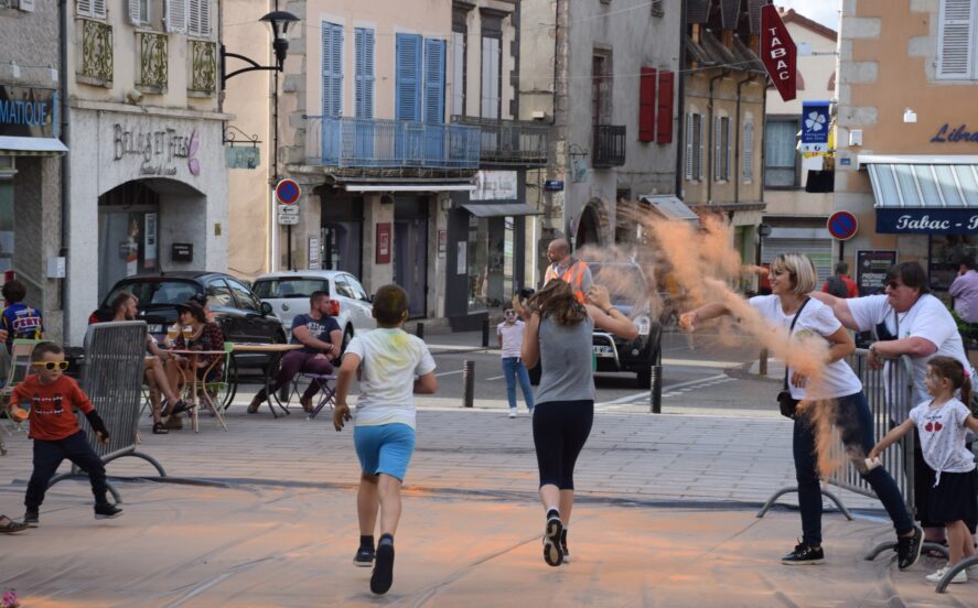Plop run colorée lors de l'édition 2021 de la Sioule en Fête