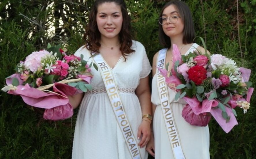 Les candidates de Miss Saint-Pourçain lors de l'édition 2021