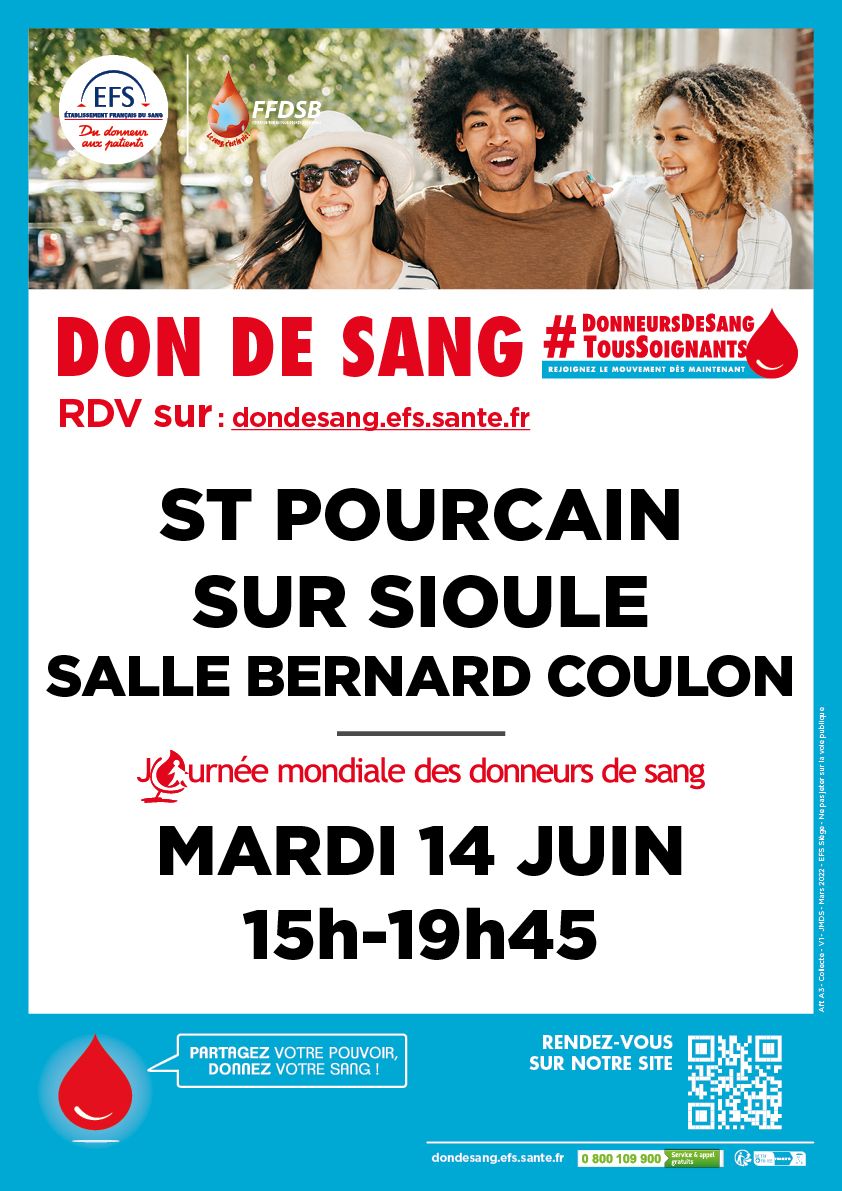 Journée mondiale – Don du sang