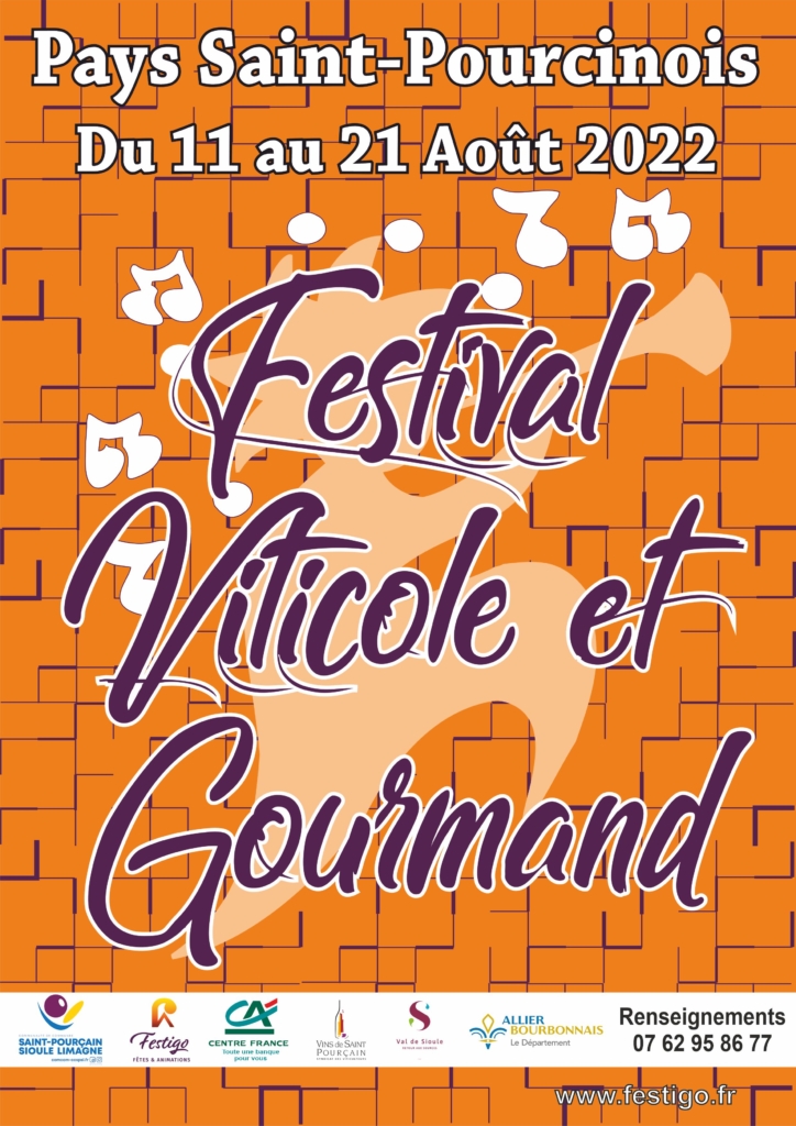 Affiche Festival Viticole et Gourmand 2022