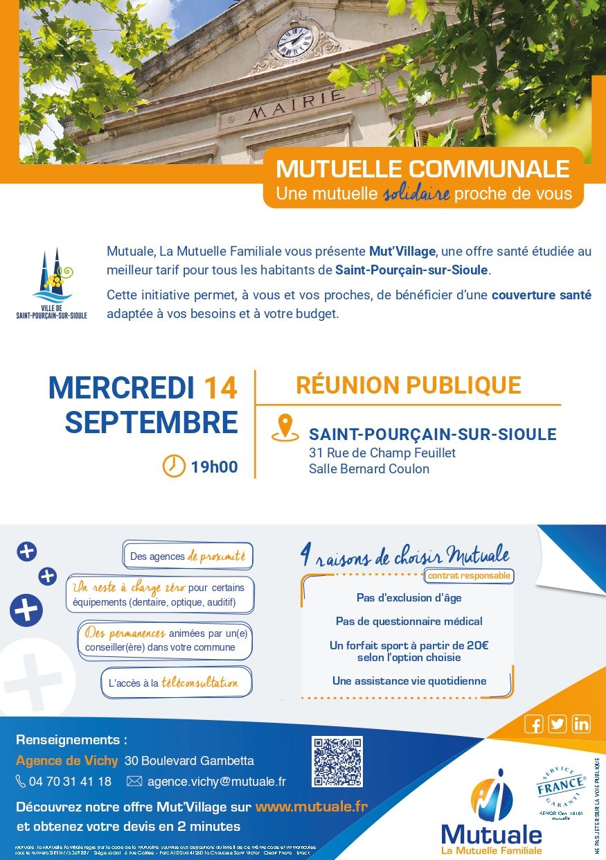Réunion publique – Mutuelle communale