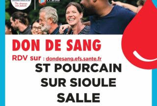 Affiche don du sang 12 octobre 2022