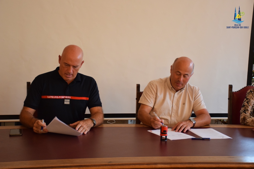 Signature convention commune et SDIS03