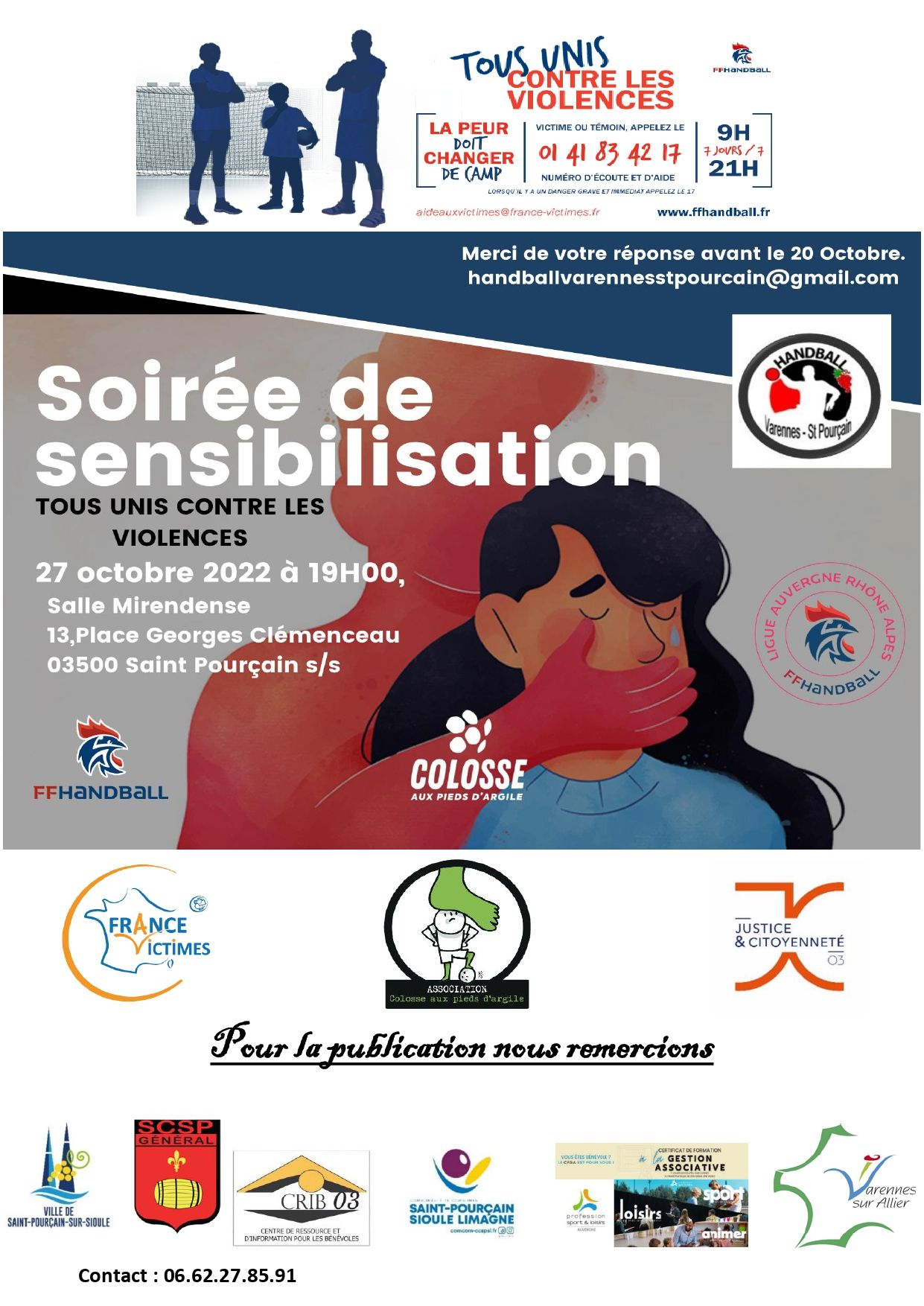 Hand – Soirée de sensibilisation violences