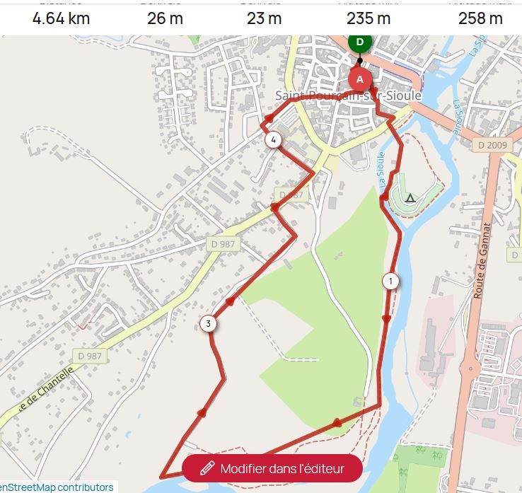 Parcours marche manif CPTS octobre rose 2022