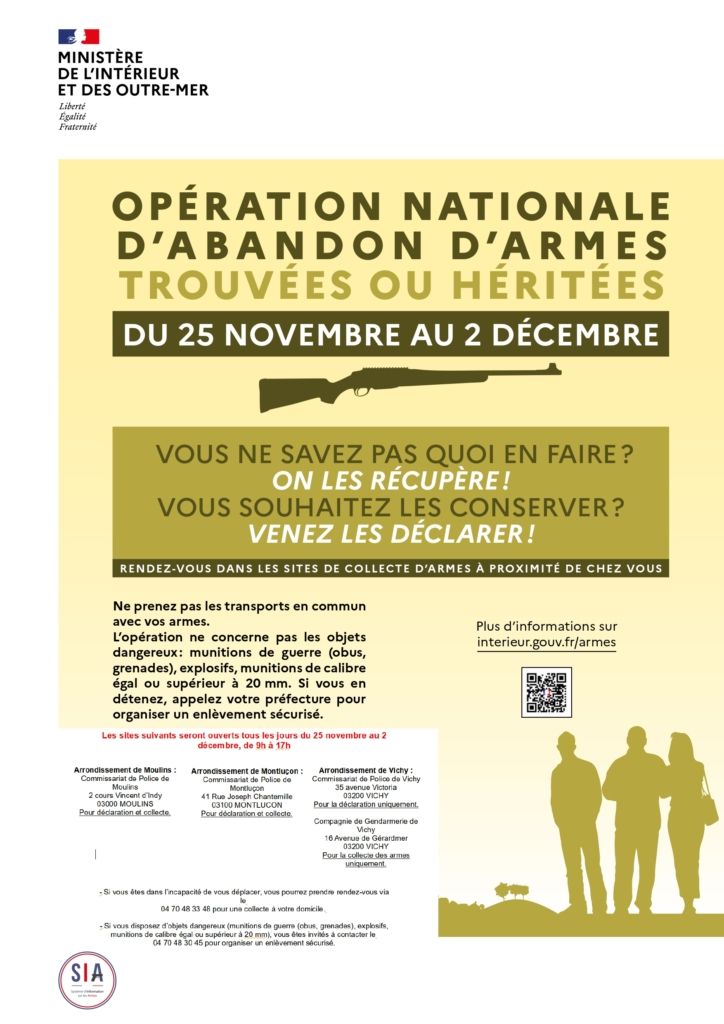 Operation nationale abandon darmes