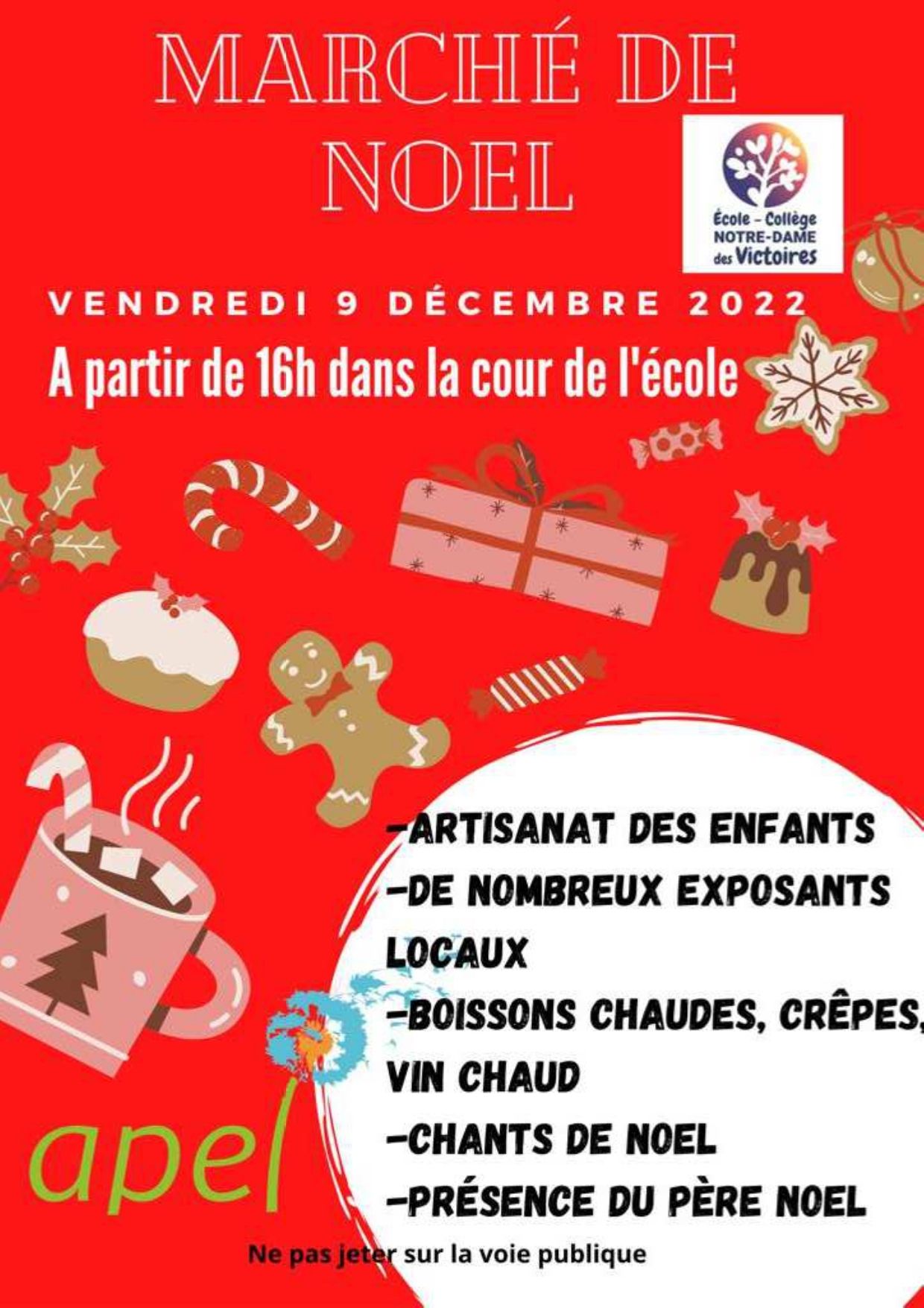 Marché de Noël – APEL de NDV