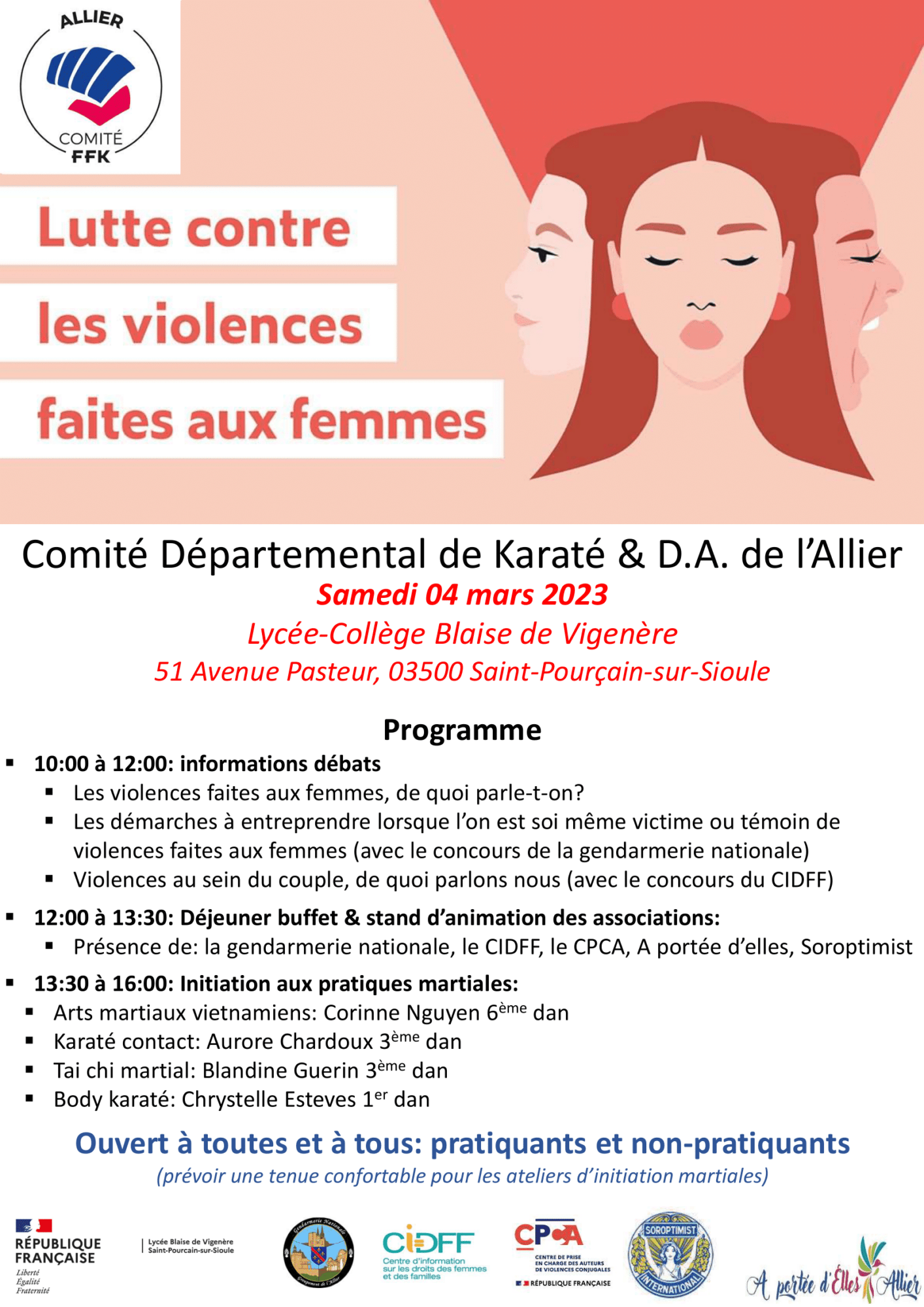 Journée d’information : violences faites aux femmes – FFKaraté