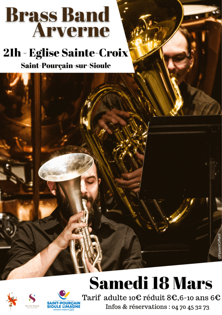 Affiche concert Brass band Arverne