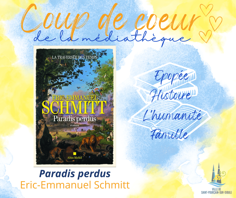 Médiathèque – le coup de cœur d’avril