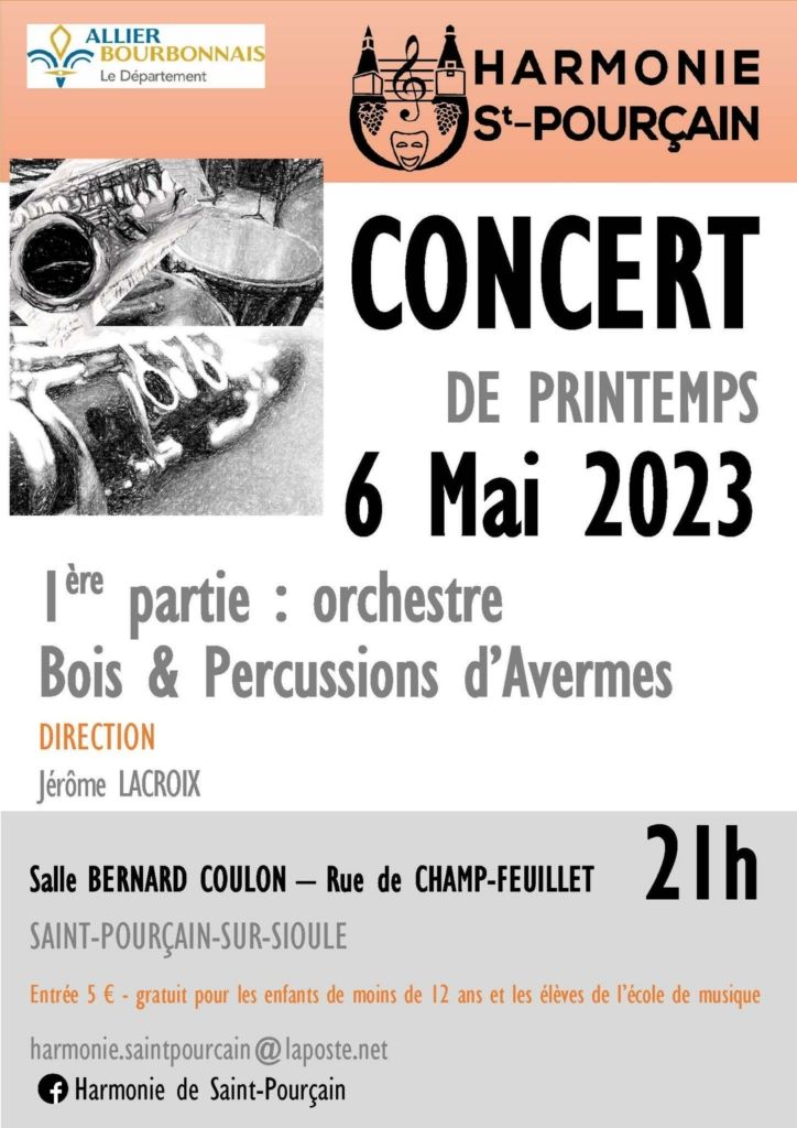 Concert printemps Harmonie 2023