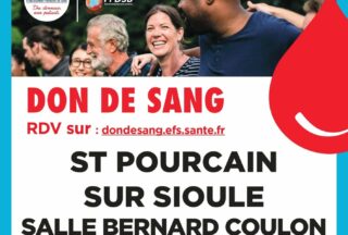 Affiche don du sang vendredi 19 mai 2023