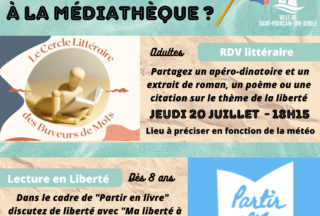 Quoi de neuf cet été à la médiathèque - Juillet 2023