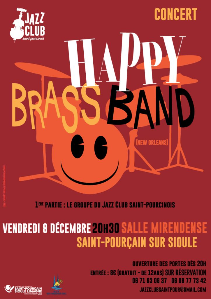 Affiche Jazz Club Saint-Pourcinois 