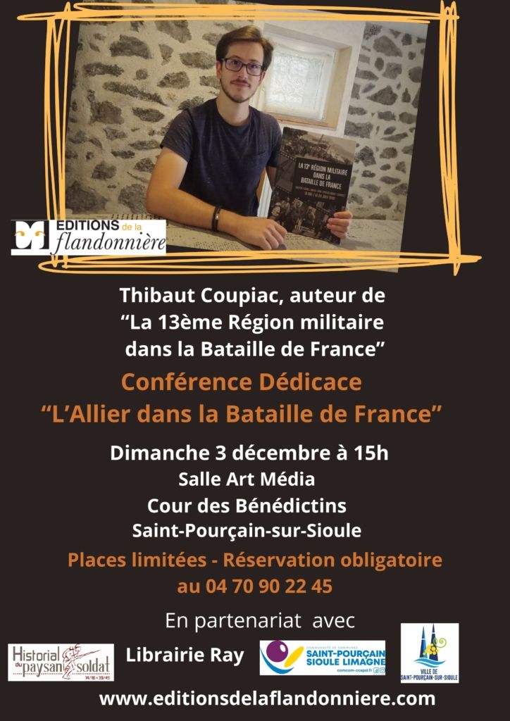Conférence Thibaut Coupiac Bataille de France 