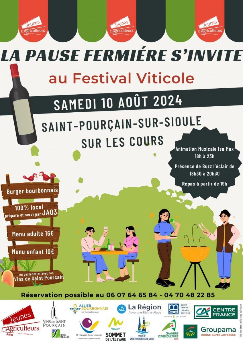 Pause fermière du Festival Viticole et Gourmand 2024