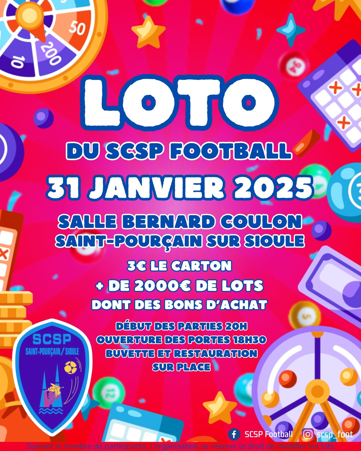 Loto du SCSP Football