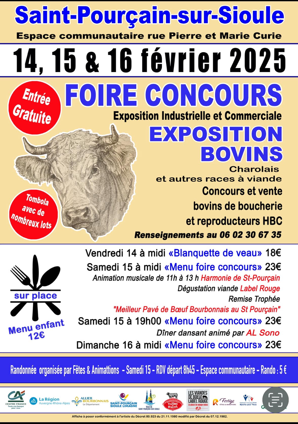 Foire concours bovins 2025
