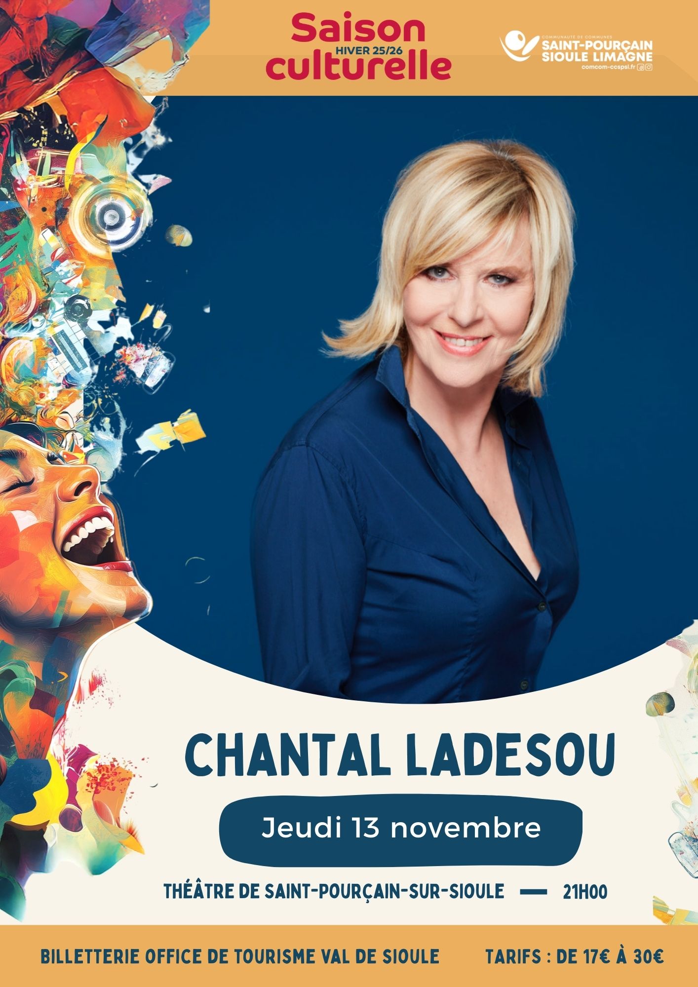Spectacle de Chantal Ladesou