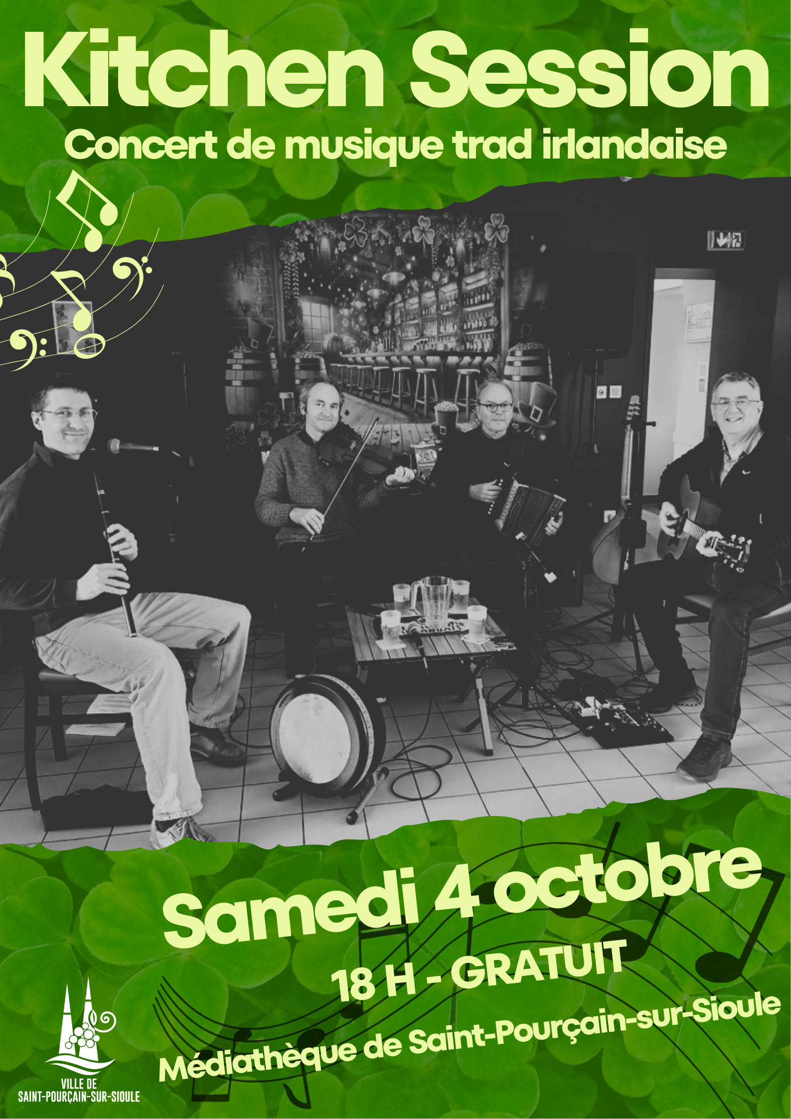 Concert de musique trad irlandaise
