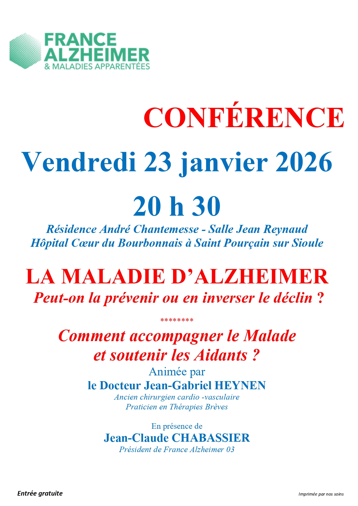 Conférence de France Alzheimer