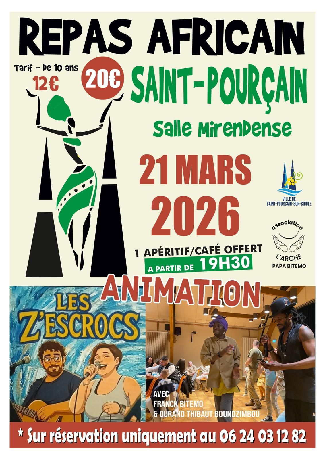 Repas Africain de L&rsquo;Arche