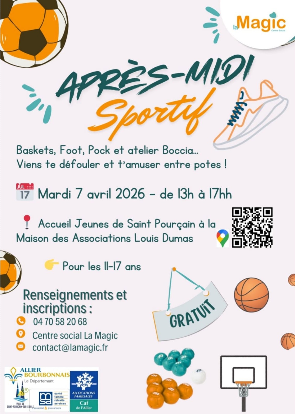 Après-midi sportif de La Magic