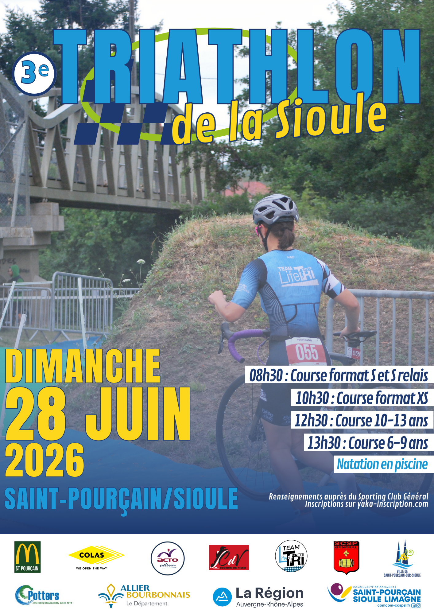 Triathlon de la Sioule 2026