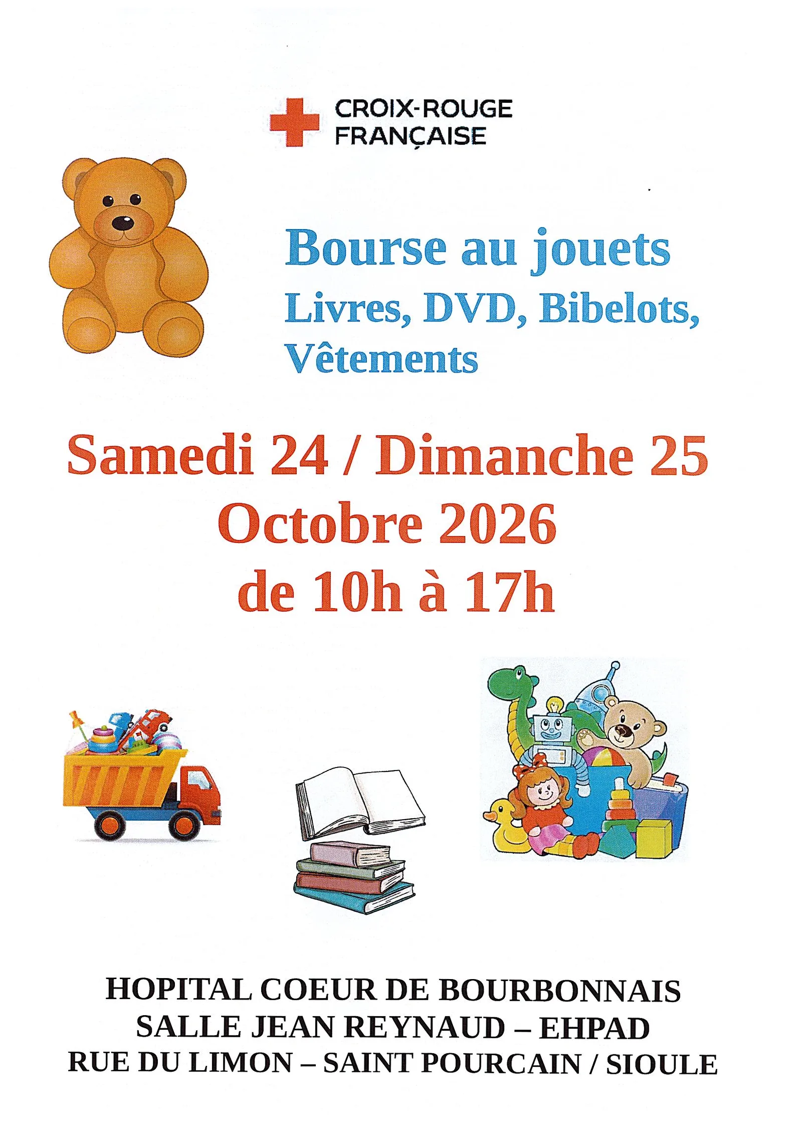 Bourse aux jouets de la Croix Rouge