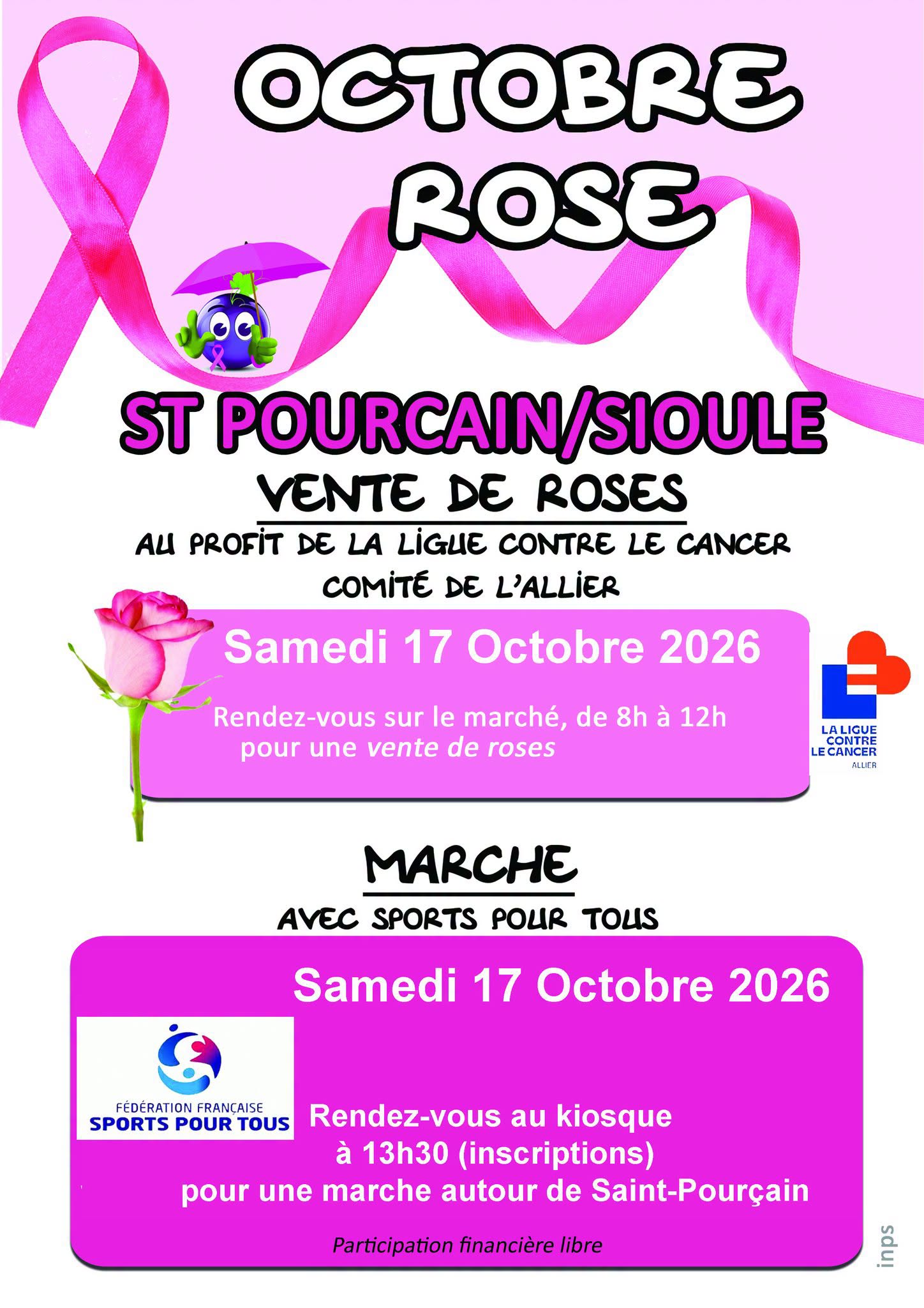 Vente de roses de Sport pour tous
